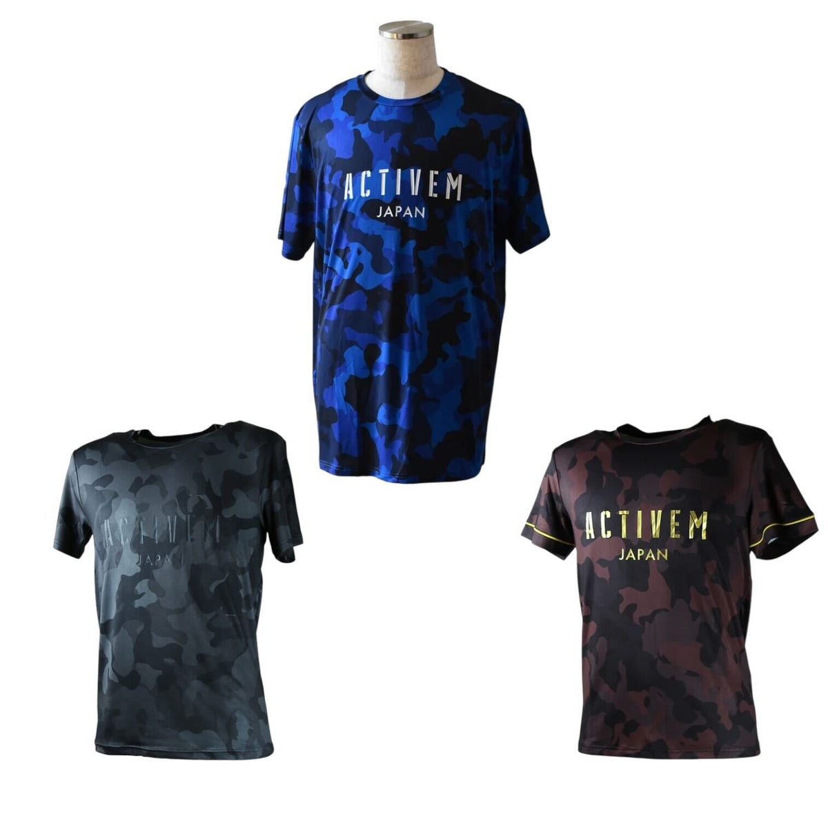 amjコンフォートTシャツ カモ柄※左袖にマーキング可 – ActiveM JAPAN