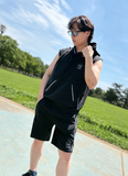 SLEEVELESS HOODIE