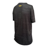 スポーツタイポグラフィ【ブラック】 Tシャツ ※左袖にマーキング可