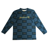 ActiveMモノグラム ストレッチロングTシャツ ※左袖にマーキング可